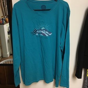 Life Is Good Long Sleeve XXL T-Shirt